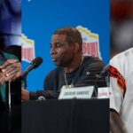 Shannon Sharpe, Deion Sanders and Chad Johnson