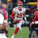 Lamar Jackson, Patrick Mahomes, Josh Allen