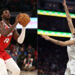 Jaren Jackson Jr. (L), Zach Edey (R)