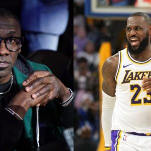 Shannon Sharpe (L), LeBron James (R)