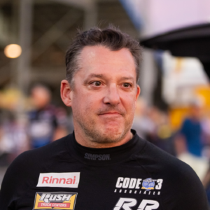 NHRA top alcohol dragster driver Tony Stewart during qualifying for the Carolina Nationals at zMax Dragway.