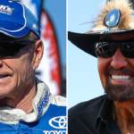 (L-R) Mark Martin and Richard Petty