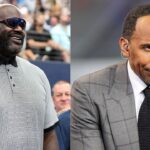 Shaquille O'Neal (L) and Stephen A. Smith (R)