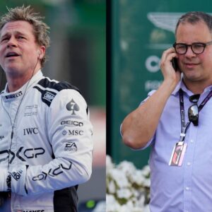 Brad Pitt (L) and Ted Kravitz (R)