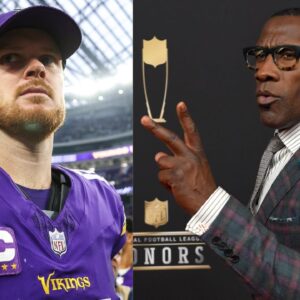 Sam Darnold and Shannon Sharpe