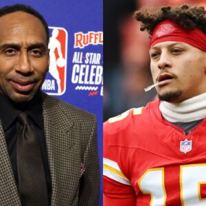 Stephen A. Smith and Patrick Mahomes