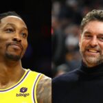 Dwight Howard (L) and Pau Gasol (R).