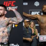 Sean Brady (L), Leon Edwards (R)