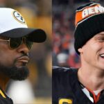 Pittsburgh Steelers head coach Mike Tomlin, Cincinnati Bengals QB Joe Burrow - USA TODAY