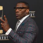Feb 2, 2019; Atlanta, GA, USA; Shannon Sharpe during red carpet arrivals for the NFL Honors show at the Fox Theatre.