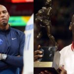 Penny Hardaway (L) and Michael Jordan (R)