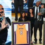 Taboo of the Black Eyed Peas (L), Kobe Bryant and his family (R)