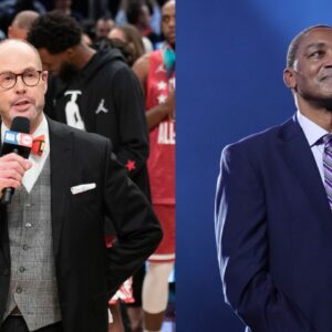 Ernie Johnson (L), Isiah Thomas (R)