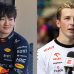 Yuki Tsunoda (L) and Liam Lawson (R)