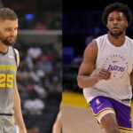 Chandler Parsons (L), Bronny James (R)