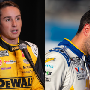 Christopher Bell (L) and Chase Elliott (R)