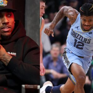 Jeff Teague (L) and Ja Morant (R)