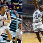 Penny Hardaway (L) and Shaquille O'Neal (R)