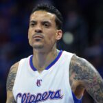 Los Angeles Clippers forward Matt Barnes (22) reacts against the Houston Rockets in game three of the second round of the NBA Playoffs at Staples Center. The Clippers defeated the Rockets 128-95 to take a 3-1 lead