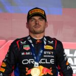 November 28, 2024, Doha, Rieti, Qatar: Podium with Max Verstappen (NED)