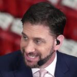 ESPN tv host Mike Greenberg during pregame before game one with the Miami Heat against the Boston Celtics of the 2022 eastern conference finals at FTX Arena.
