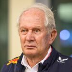 Red Bull Racing’s head of driver development program Helmut Marko is seen in the paddock after the qualifying session of the Abu Dhabi F1 Grand Prix at the Yas Marina Circuit
