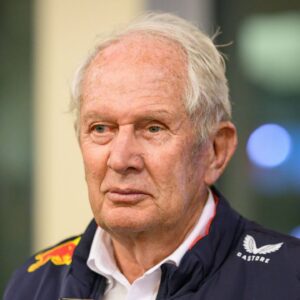 Red Bull Racing’s head of driver development program Helmut Marko is seen in the paddock after the qualifying session of the Abu Dhabi F1 Grand Prix at the Yas Marina Circuit