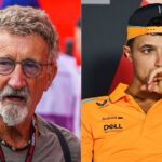 Eddie Jordan(L), Lando Norris(R)