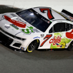 NASCAR Cup Series driver Corey LaJoie (7) during qualifying for the Daytona 500 at Daytona International Speedway.