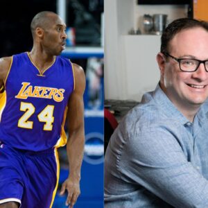 Kobe Bryant (L), Adrian Wojnarowski (R)