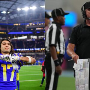 Puka Nacua and Jon Gruden