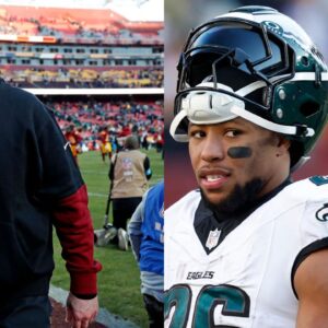 Dan Quinn and Saquon Barkley