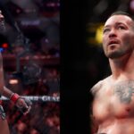 Jon Jones (L), Colby Covington (R)