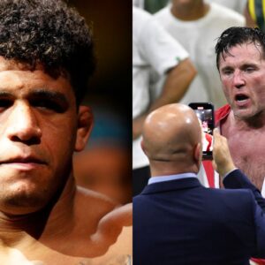 Gilbert Burns (L), Chael Sonnen (R)
