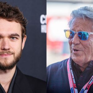 Zedd (L) and Mario Andretti (R)