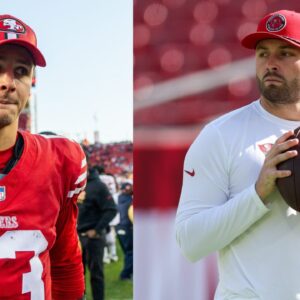 Brock Purdy [Left]; Baker Mayfield [Right]