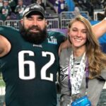 Jason Kelce with wife Kylie Kelce