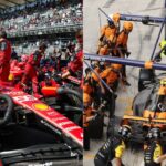 Ferrari(L), McLaren(R)