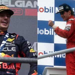 Max Verstappen(L), Ayrton Senna(R)