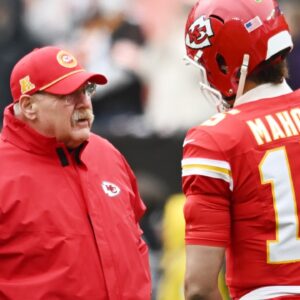 Andy Reid and Patrick Mahomes