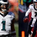 Jalen Hurts and Kenny Pickett