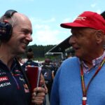 Adrian Newey (GBR), Red Bull Racing , Technical Operations Director and Nikki Lauda (AU), Mercedes