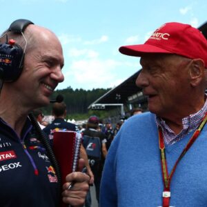 Adrian Newey (GBR), Red Bull Racing , Technical Operations Director and Nikki Lauda (AU), Mercedes