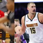 Jeff Teague (L), Nikola Jokic (R)