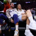 Georgios Frangulis (L) and Aryna Sabalenka (R) are in a happy relationship