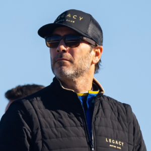 NASCAR Cup Series driver Jimmie Johnson (84) during testing at Phoenix Raceway.