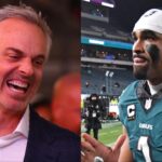 NFL pundit Colin Cowherd, Philadelphia Eagles QB Jalen Hurts