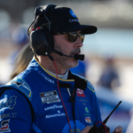 Nov 9, 2024; Avondale, Arizona, USA; NASCAR Cup Series driver Jimmie Johnson (84) during qualifying for the Championship race at Phoenix Raceway. Mandatory Credit: Mark J. Rebilas-Imagn Images