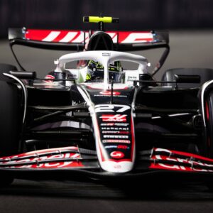 F1 - LAS VEGAS GRAND PRIX 2024 27 HULKENBERG Nico (ger), Haas F1 Team VF-24 Ferrari, action during the Formula 1 Heineken Silver Las Vegas Grand Prix 2024