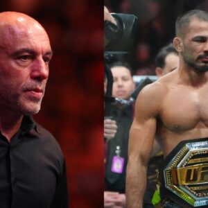 Joe Rogan (L), Alexandre Pantoja (R)